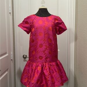 ASOS Vibrant Pink and Orange Floral Dress